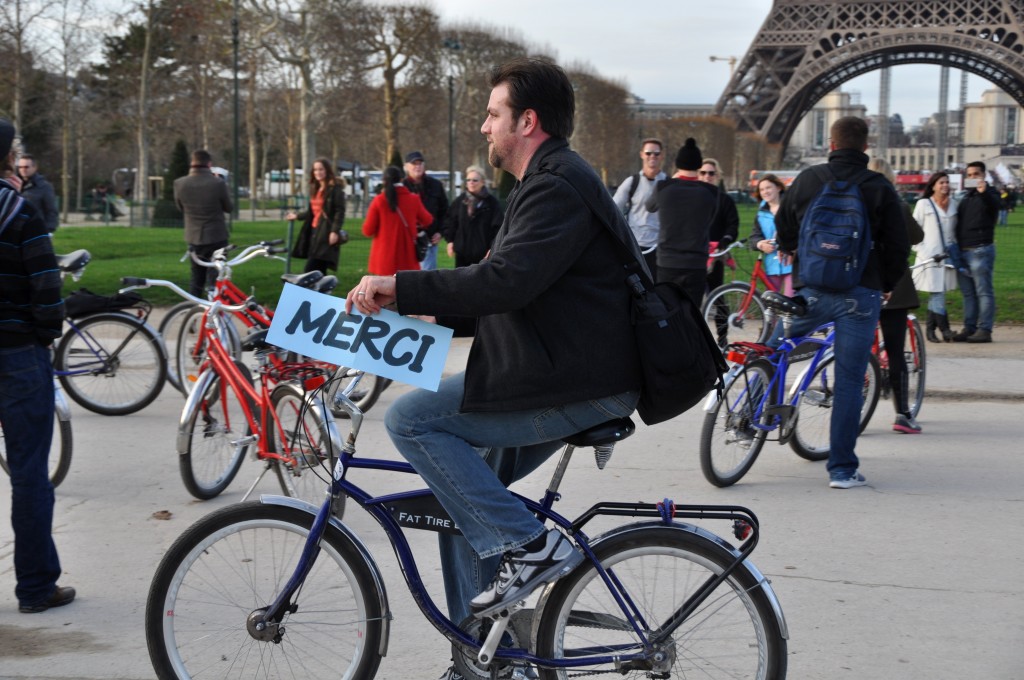 Joe biking