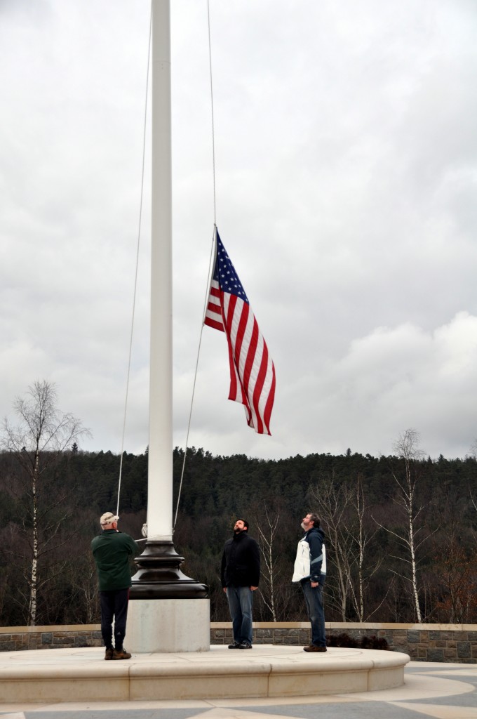 lowering flag