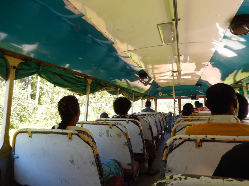 inside bus