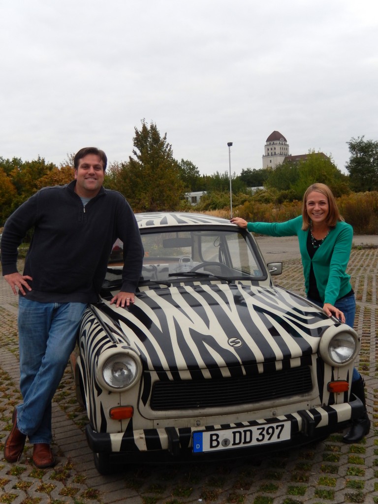 Who wouldn’t have chosen the zebra-print Trabi?