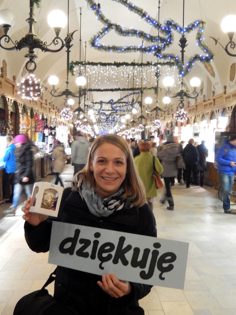 In the Cloth Hall of Krakow. 