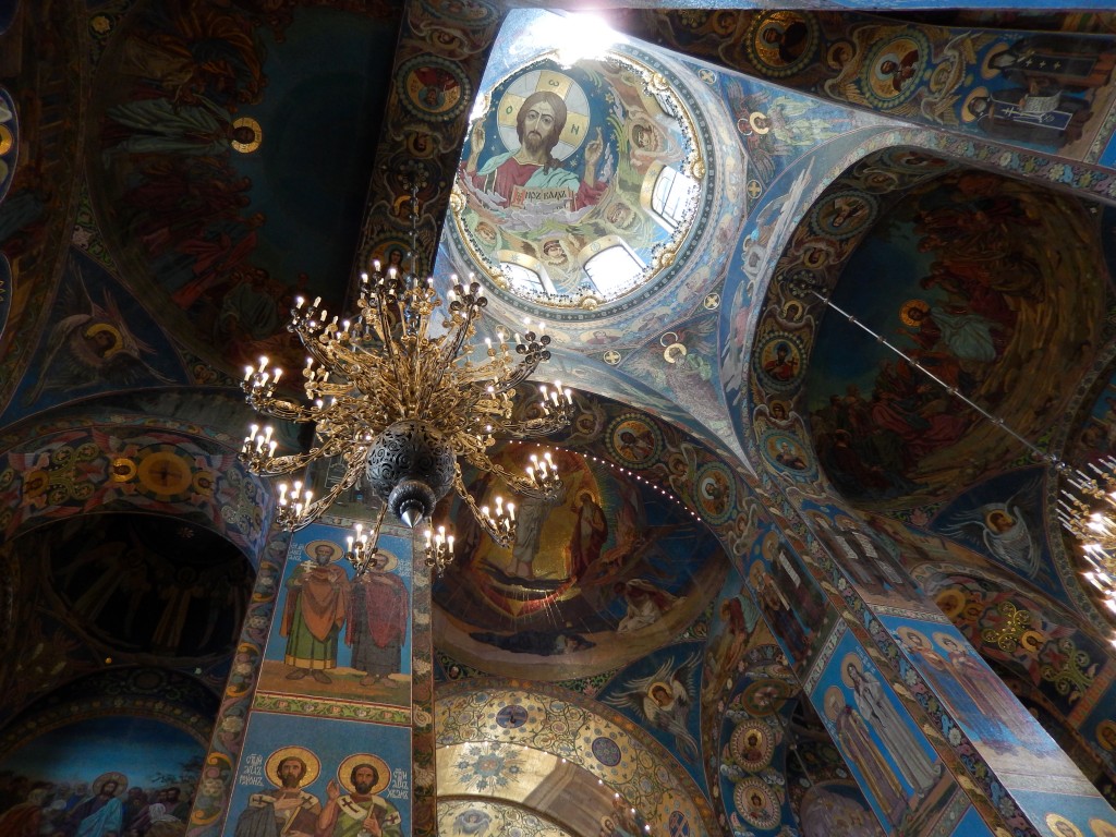 Inside the Church of the Saviour on Spilled Blood 