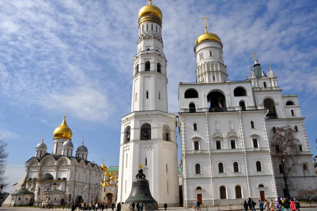 Archangel Cathedral, Tsar Bell, and Ivan the Great Bell Tower