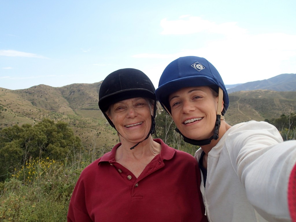 Mom and I at the top of the mountain.