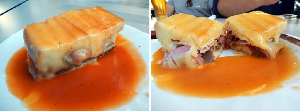 1st Francesinha sandwich - it's all about the sauce!